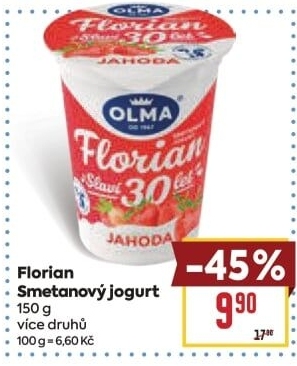 Jogurt smetanový Florian Olma