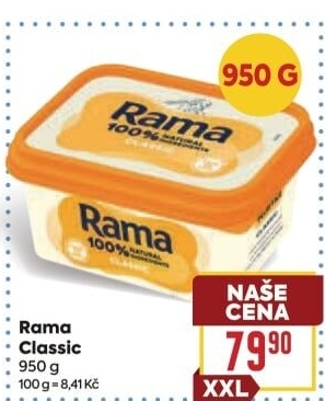 Margarín Classic Rama