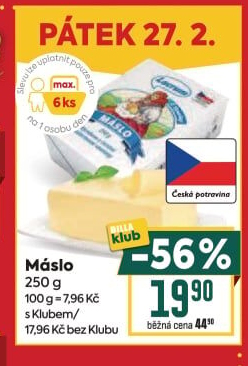 Máslo z Vysočiny Lacrum