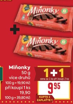 Oplatky Miňonky Opavia
