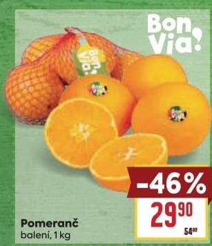 Pomeranče Billa Bonvia