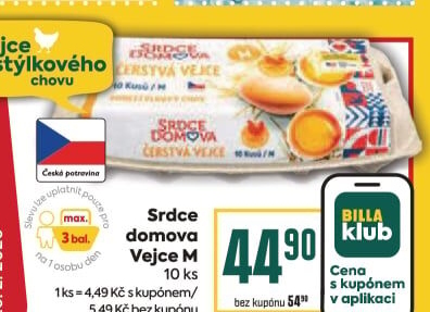 Vejce z podestýlky M Srdce Domova