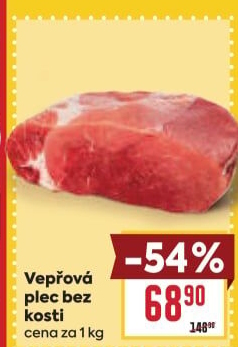 Vepřová plec bez kosti