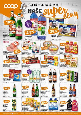 akční leták COOP 25.2.2026-10.3.2026