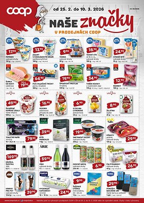akční leták COOP 25.2.2026-10.3.2026