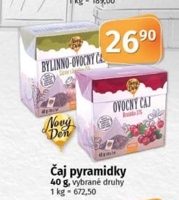 Čaj Nový den - pyramidový