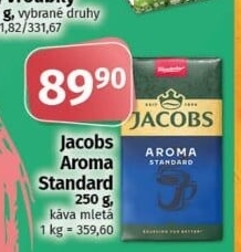 Mletá káva Jacobs Aroma Standard