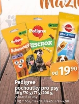 Pamlsky pro psy Pedigree