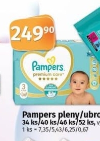 Pleny dětské Pampers