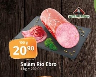 Salám Rio Ebro Kostelecké uzeniny