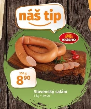 Salám slovenský točený Krásno