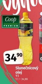 Slunečnicový olej Coop Premium