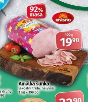 Šunka Amálka nejvyšší jakosti Krásno