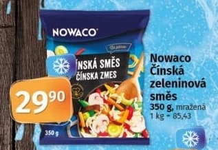 Zeleninová čínská směs mražená Nowaco