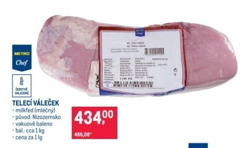 Telecí váleček Metro Chef
