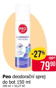 Deodorant sprej do bot Peo Astrid