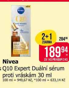 Duální sérum vyplňující Q10 proti vráskám Anti-Wrinkle Expert Nivea