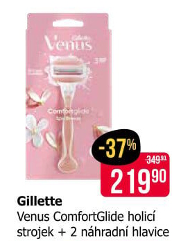 Holicí strojek dámskýVenus Comfort Glide Gillette