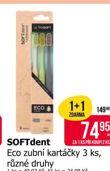 Kartáčky na zuby Eco SOFTdent