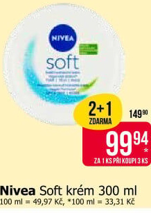 Krém hydratační Soft Nivea