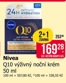 Krém pleťový vyživující Q10 Nivea