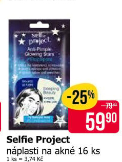 Náplasti na akné Anti-Pimpl Selfie Project