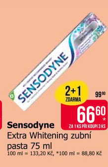 Pasta na zuby Extra Whitening Sensodyne