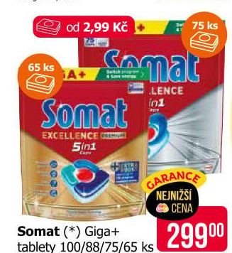 Tablety do myčky Excellence Somat