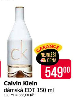 Toaletní voda dámská Calvin Klein