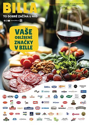 akční leták BILLA 25.2.2026-17.3.2026