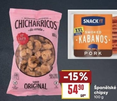 Chipsy španělské Chicharricos