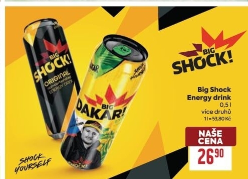 Energetický nápoj Big Shock