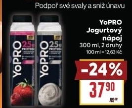 Jogurtový proteinový nápoj Yopro