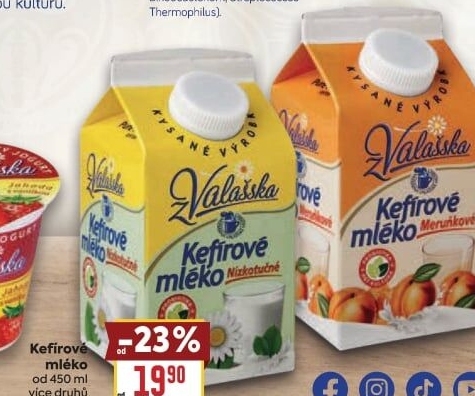 Kefírové mléko Mlékárna Valašské Meziříčí