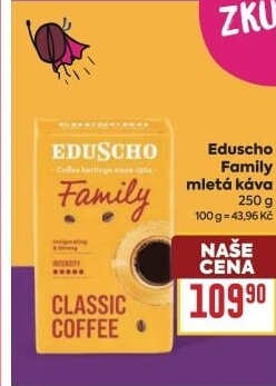 Mletá káva Family Eduscho Tchibo