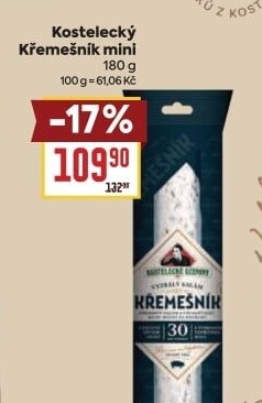 Salám Křemešník kostelecký Kostelecké uzeniny
