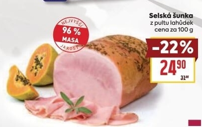 Šunka selská nejvyšší jakosti LE&amp