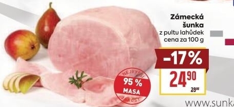 Šunka Zámecká nejvyšší jakosti LE&amp
