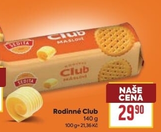Sušenky Rodinné Club Sedita