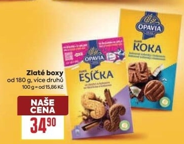 Sušenky Zlaté Opavia - boxy