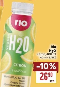 Vitamínová voda H2O Rio