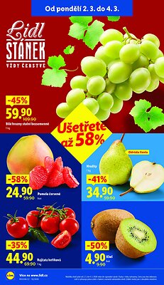akční leták Lidl 2.3.2026-4.3.2026