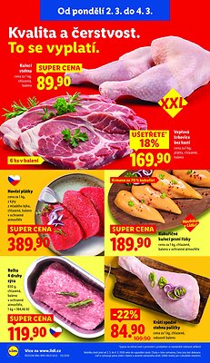 akční leták Lidl 2.3.2026-4.3.2026