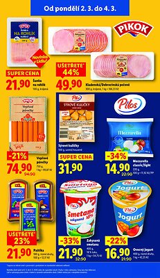 akční leták Lidl 2.3.2026-4.3.2026