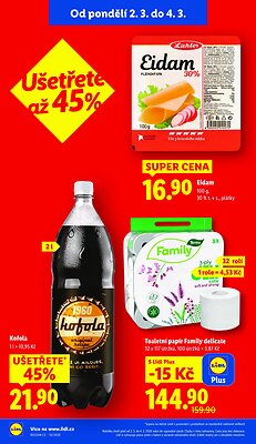 akční leták Lidl 2.3.2026-4.3.2026