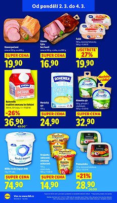 akční leták Lidl 2.3.2026-4.3.2026