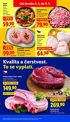 akční leták Lidl 5.3.2026-8.3.2026