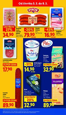akční leták Lidl 5.3.2026-8.3.2026