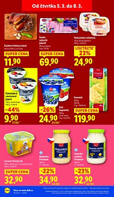akční leták Lidl 5.3.2026-8.3.2026