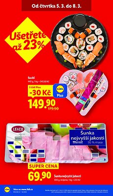 akční leták Lidl 5.3.2026-8.3.2026